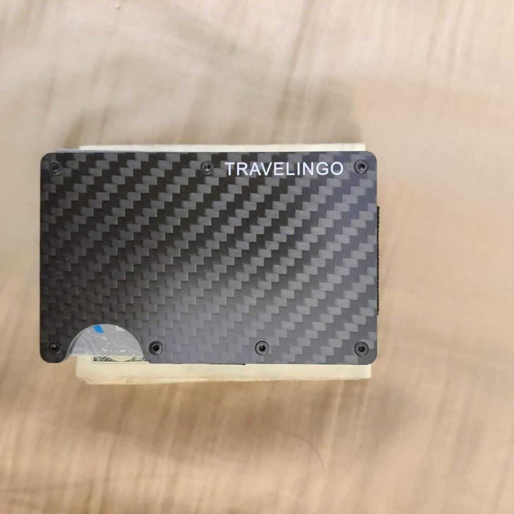 Men, Carbon Wallets For Men Minimalist Credit Card Holder - Slim Wallet